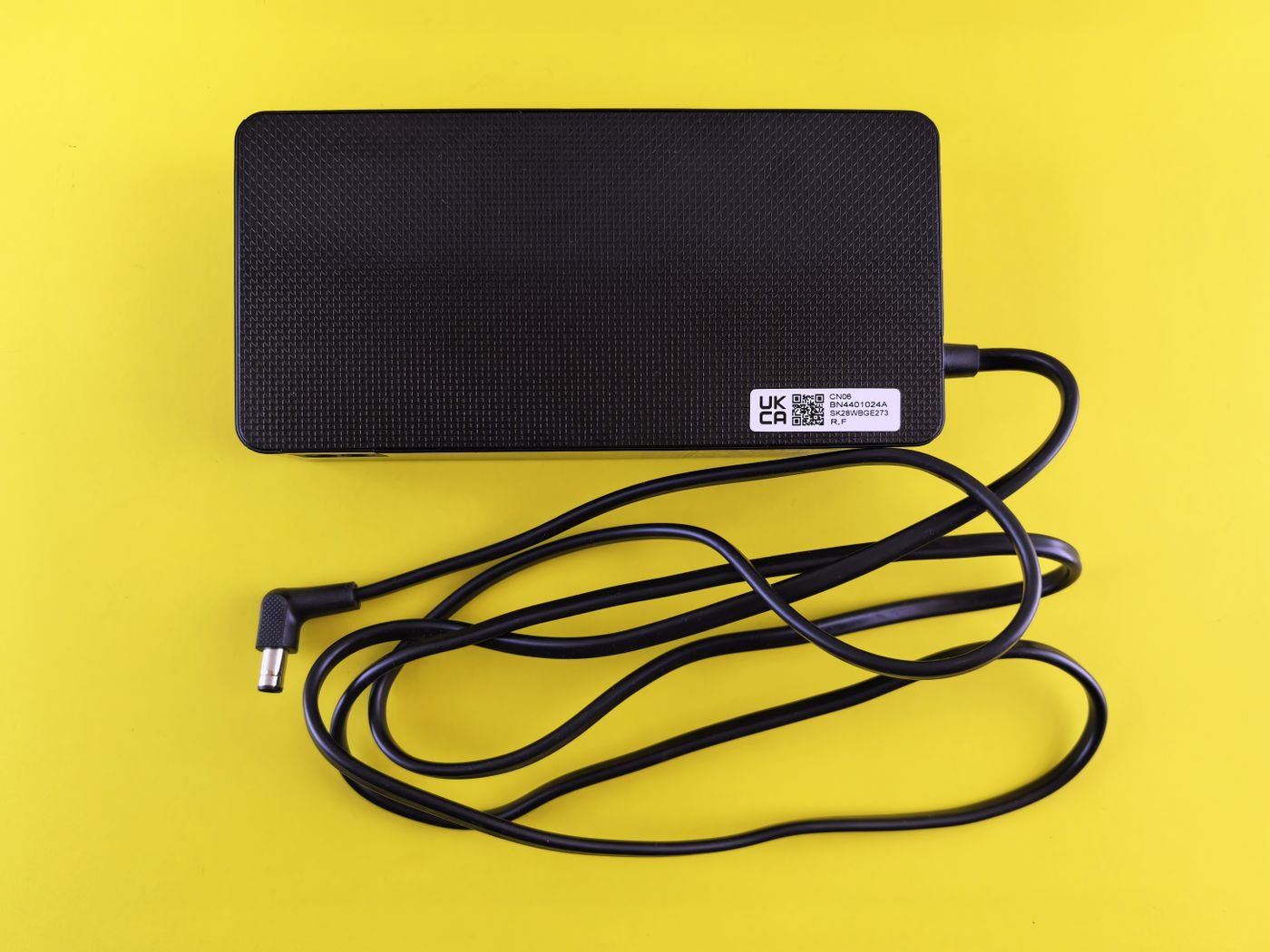 Power adapter and attached cable